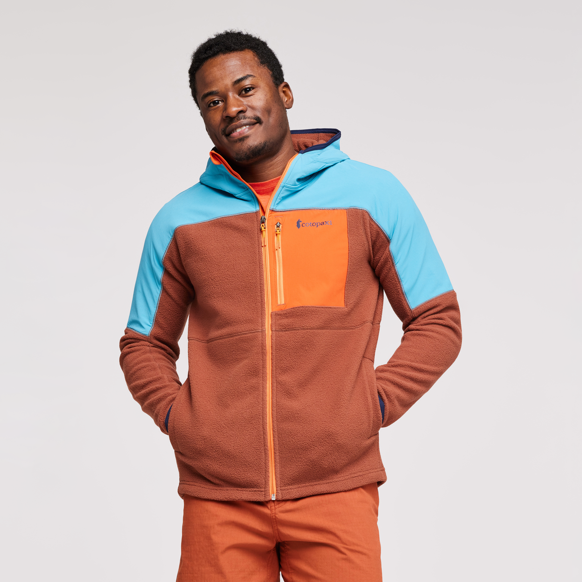 Abrazo Hooded Full Zip Fleece Jacket   Men's