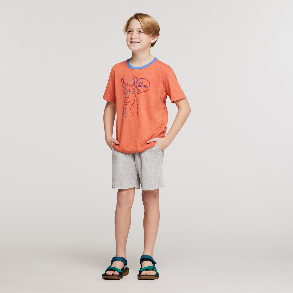 Alternative view of Talking Llama T Shirt   Kids'