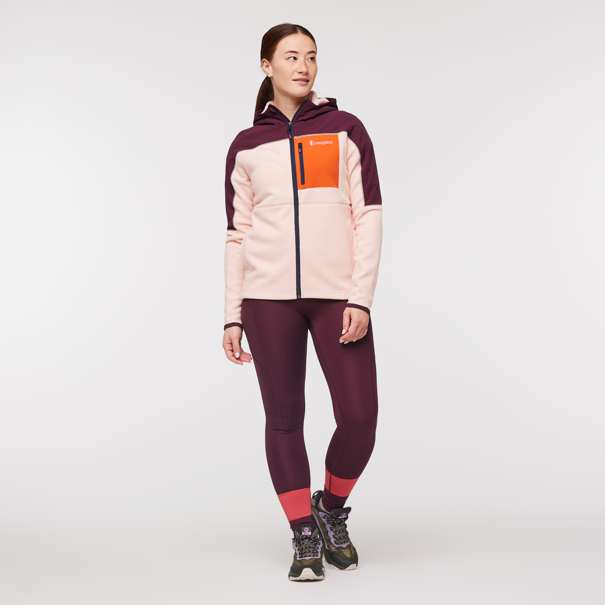 Alternative view of Abrazo Fleece Hooded Full Zip Jacket   Women's